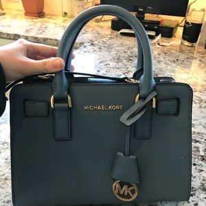 Blue Michael Kors Purse